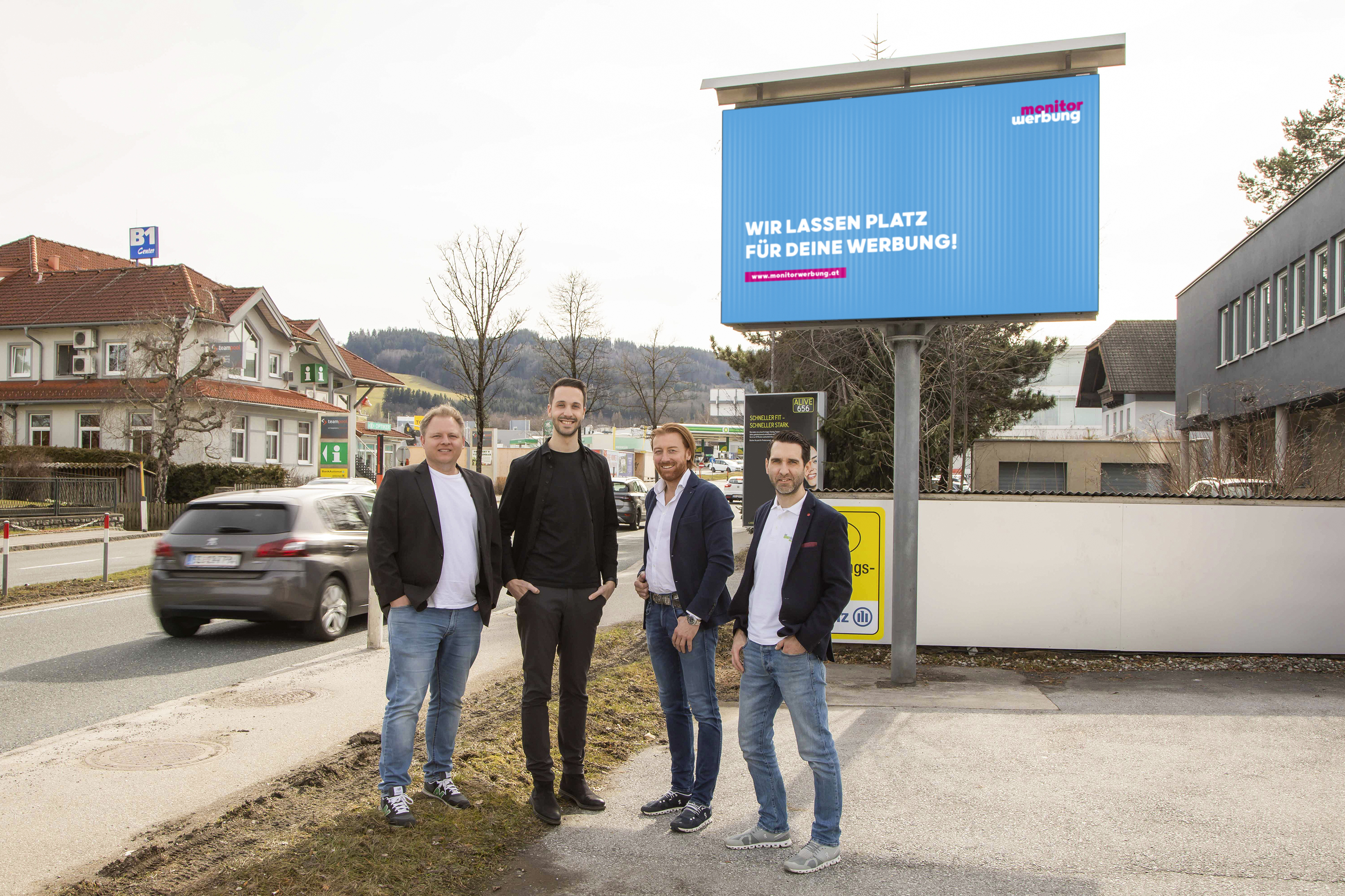 Patrick Cais, Sebastian Lanner, Roland Waltl, Christoph Zallinger (von li nach re) ©Linda Mayr