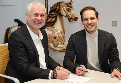 Am Bild Alexander Ruther und Josef Maier