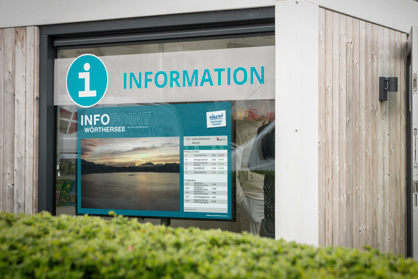 digitaler Infopoint in Velden