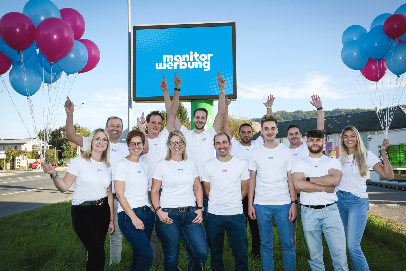 Gruppenfoto monitorwerbung Kärnten